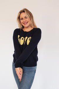 You added <b><u>FIVE Love Jumper in Navy</u></b> to your cart.