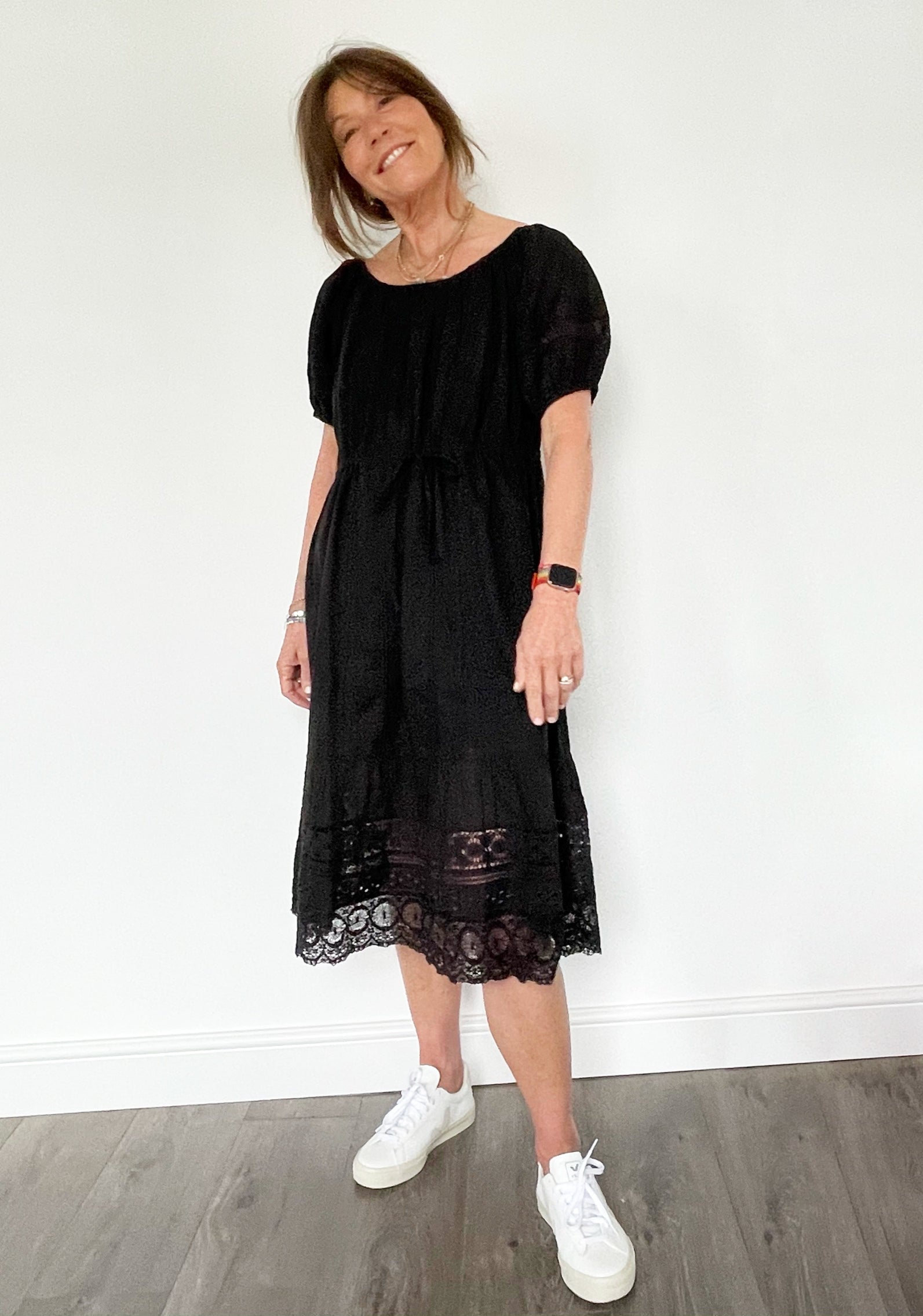 VELVET Adalyn Dress in Black – shopatanna