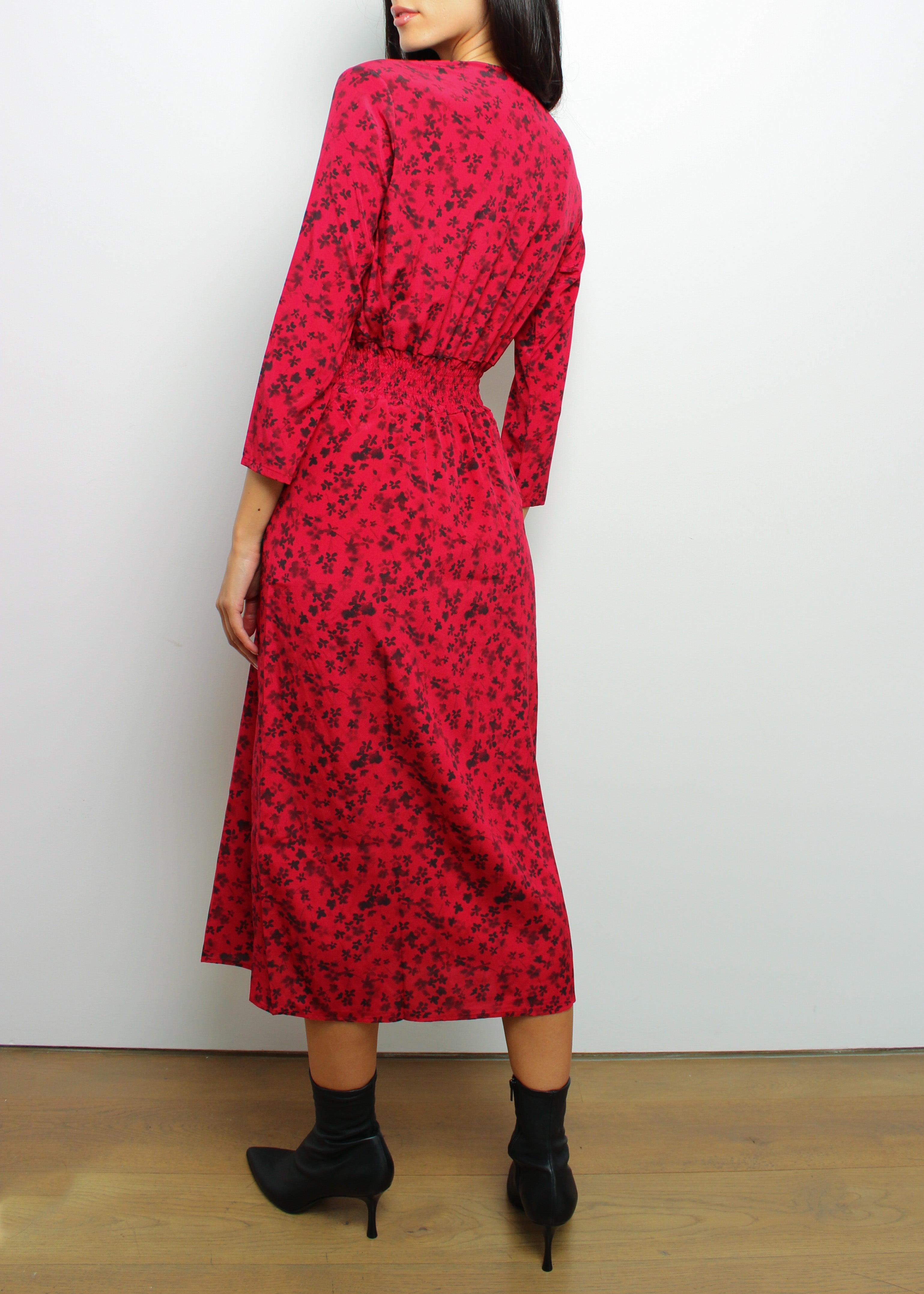 PPL Tiffany Dress in Flower Shadows 01 Russett Red