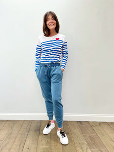 You added <b><u>FIVE TSE2155 Striped Top in French Blue</u></b> to your cart.