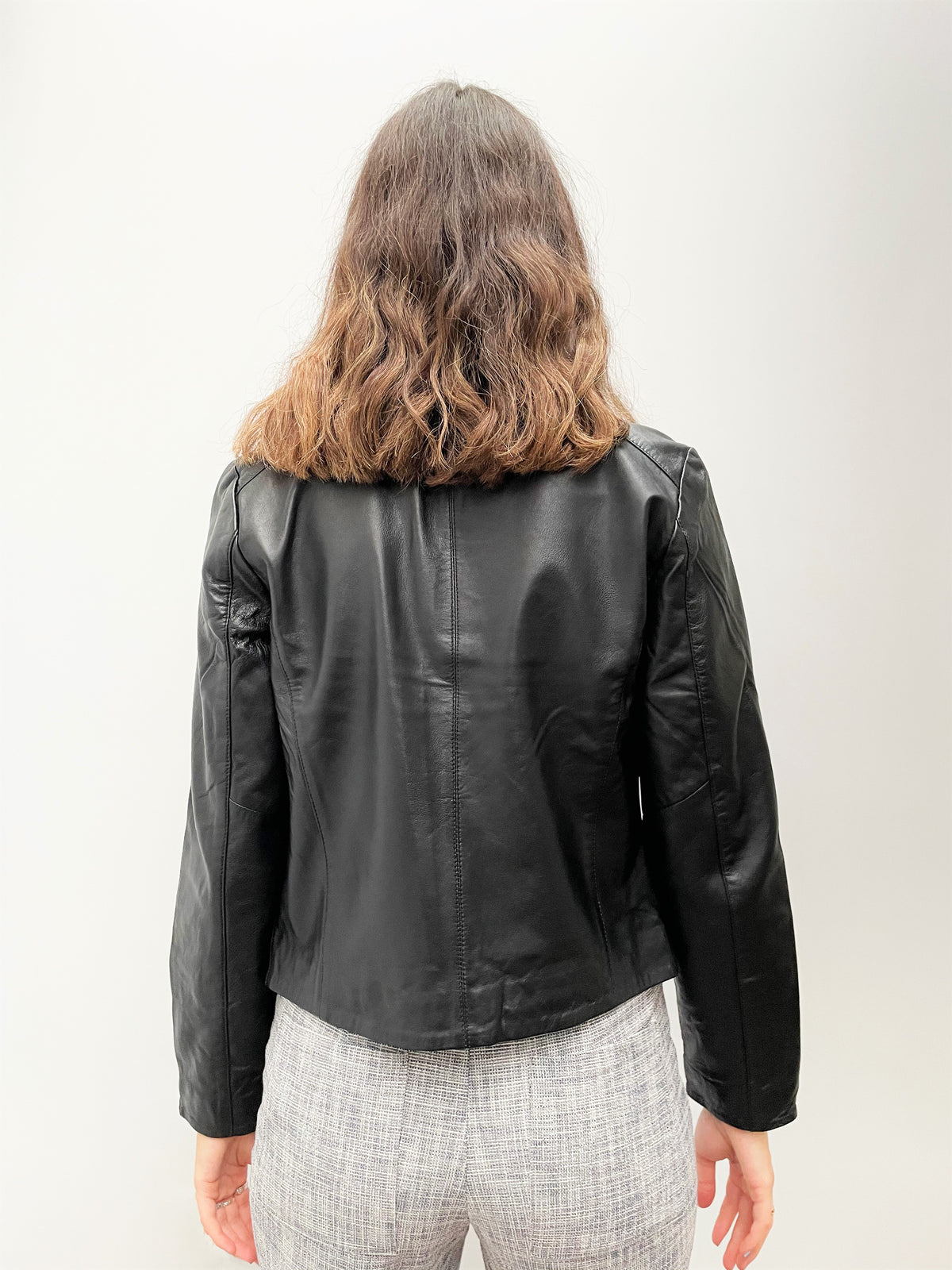 SLF Fibi Leather Jacket in Black