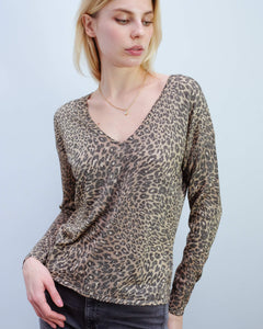 You added <b><u>HB 7401 LS V neck leopard top in brown</u></b> to your cart.