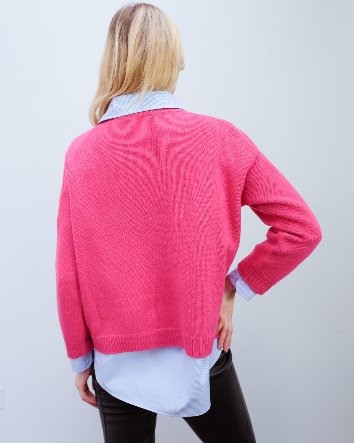 MM Zoraide cashmere knit in red