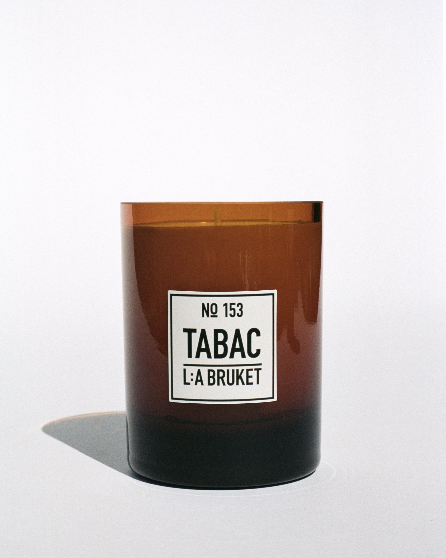 L:A Bruket candle in tabac