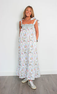 You added <b><u>Loretta Caponi Armida floral-print cotton dress</u></b> to your cart.