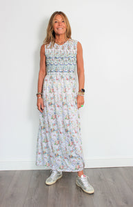 You added <b><u>Loretta Caponi Gioia floral-print cotton maxi dress</u></b> to your cart.