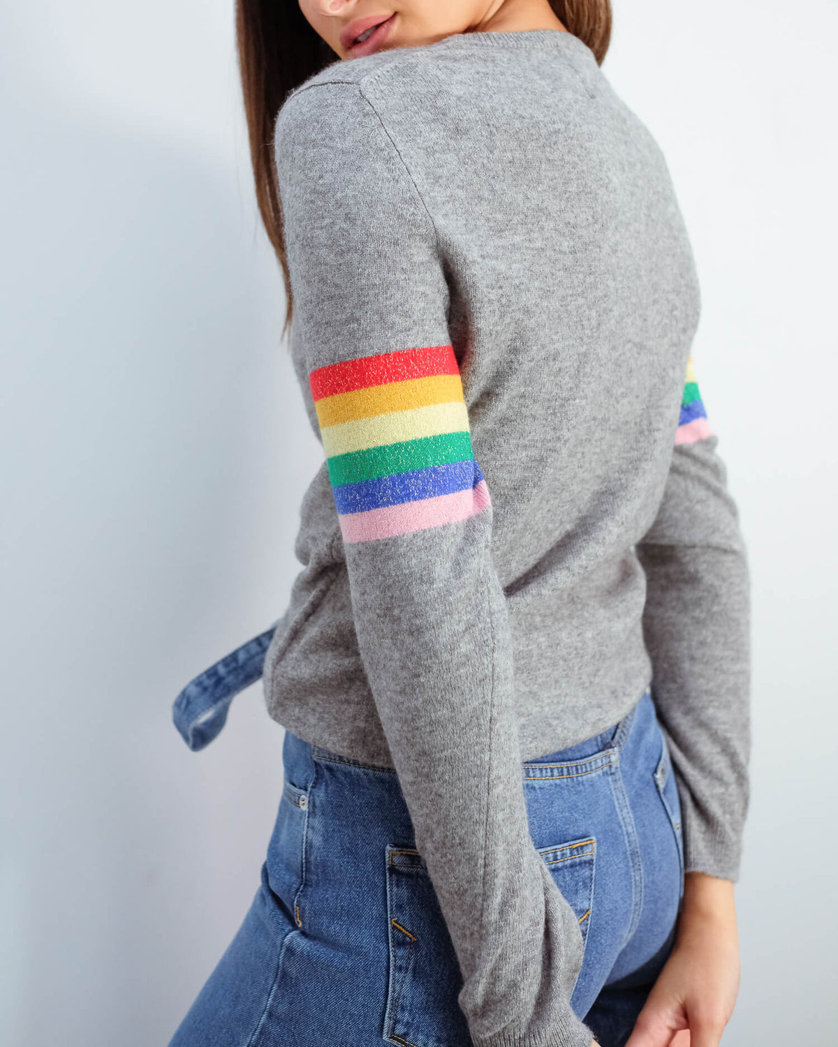 JU Lurex stripe rainbow