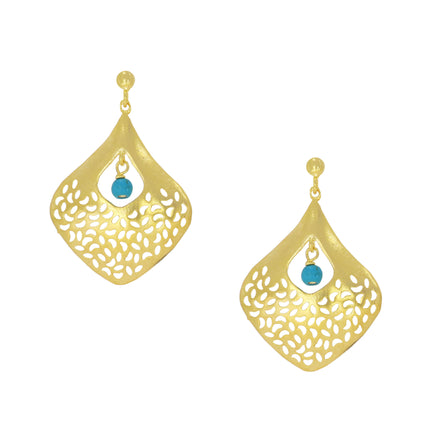 OTTOMAN CL3 Gulzar earrings in turquoise