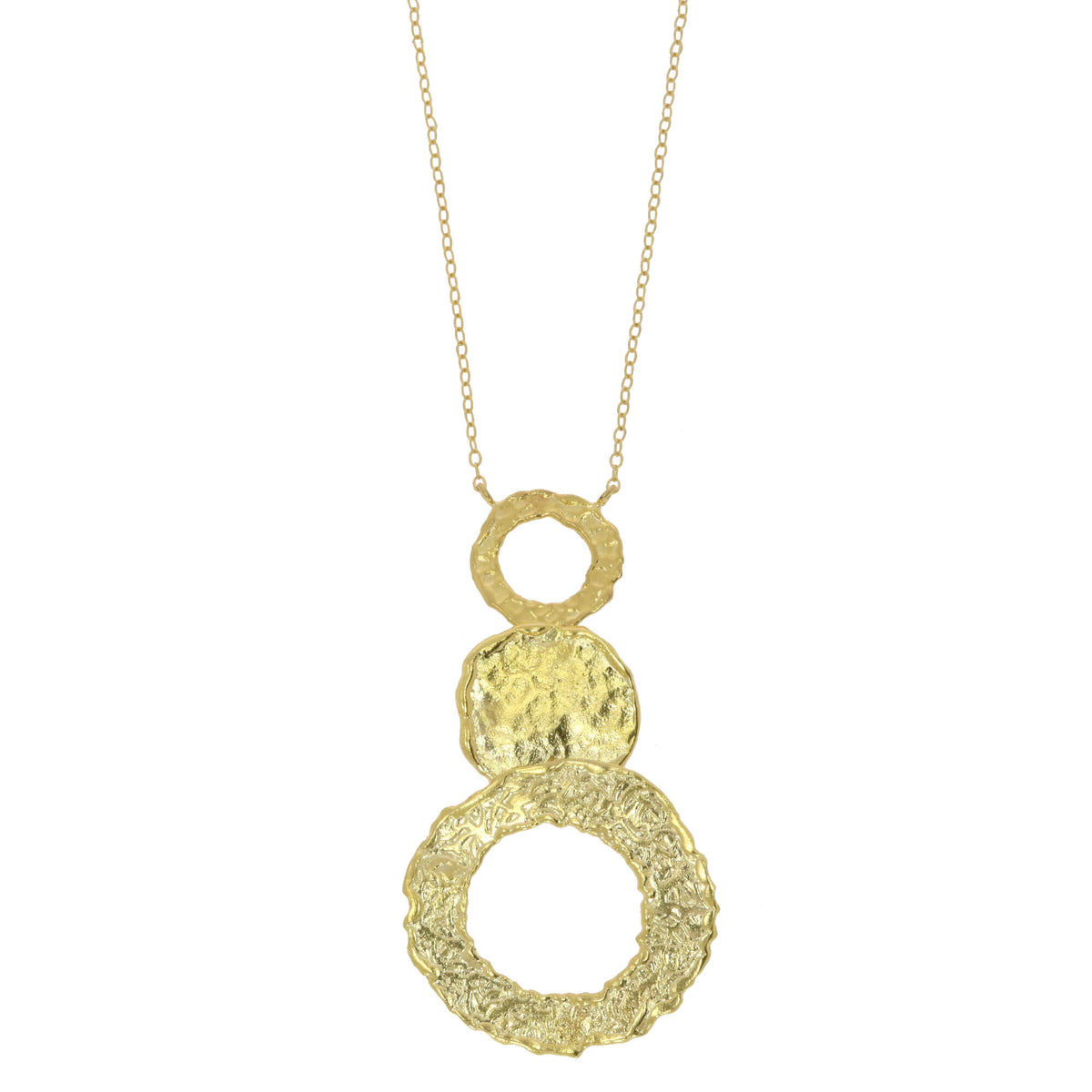 OTTOMAN DI14 Circles necklace in gold