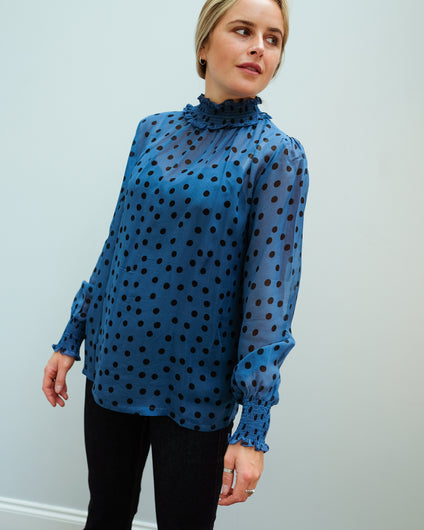 PPL Tracy top in dotty 02 blue