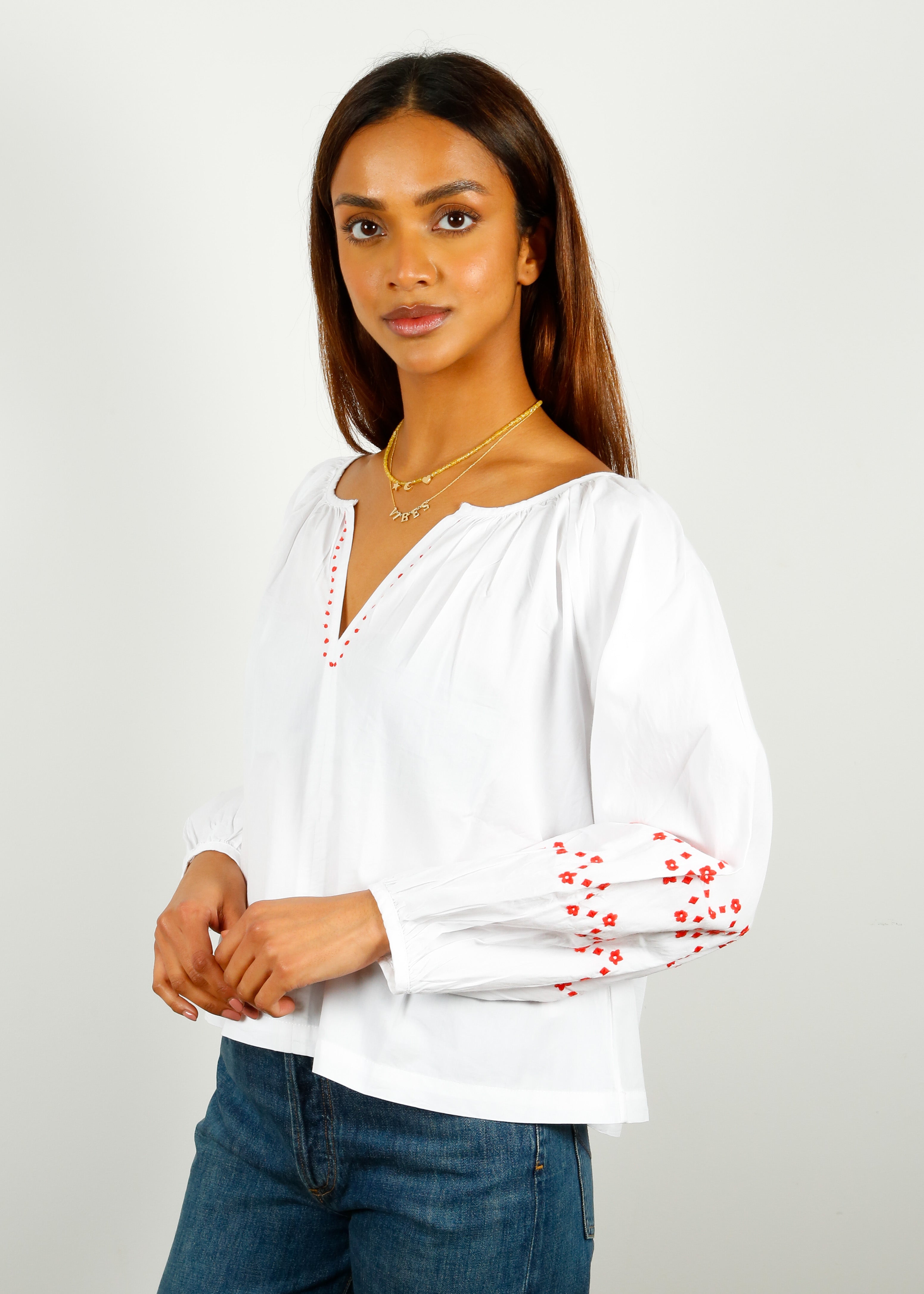 BR Fanny Top in White