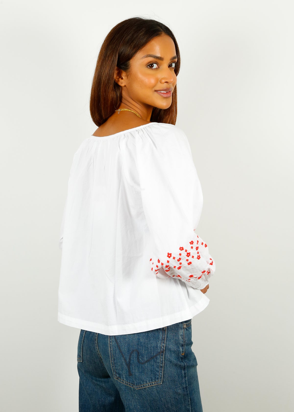 BR Fanny Top in White