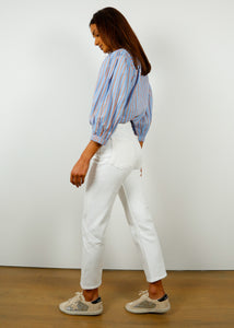 You added <b><u>R&B Harlow Jeans in Optic White</u></b> to your cart.