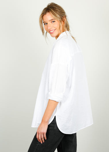 SLF Emma Sanni Stripe Shirt in White