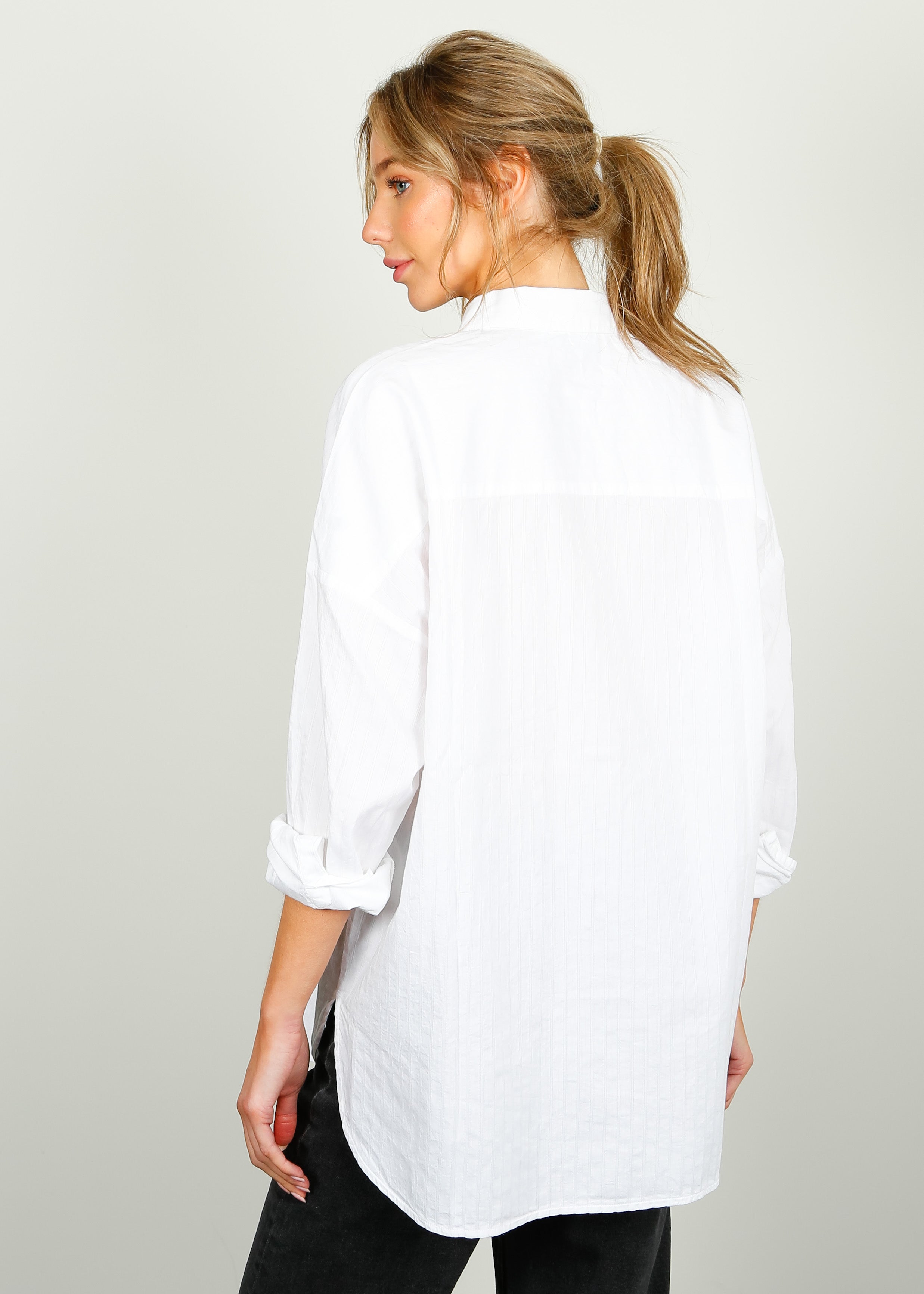 SLF Emma Sanni Stripe Shirt in White
