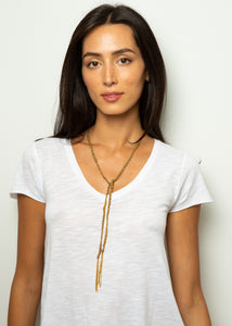 You added <b><u>HABAHA Agnes Multi Wrap Necklace/Bracelet in Charcoal, Gold</u></b> to your cart.