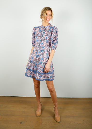 N&N Isabelle Dress in Orchid Chintz