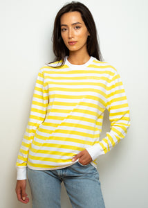 You added <b><u>BF LS Striped Top in Yellow, White</u></b> to your cart.