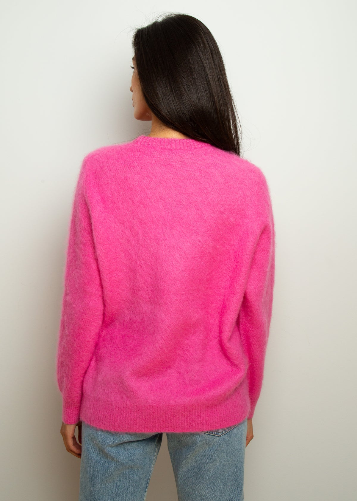 BF 1970 Mohair Jumper in Flamingo Pink