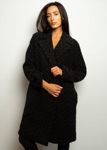You added <b><u>HW Jacquard Boucle Double Breasted Coat in Charcoal</u></b> to your cart.