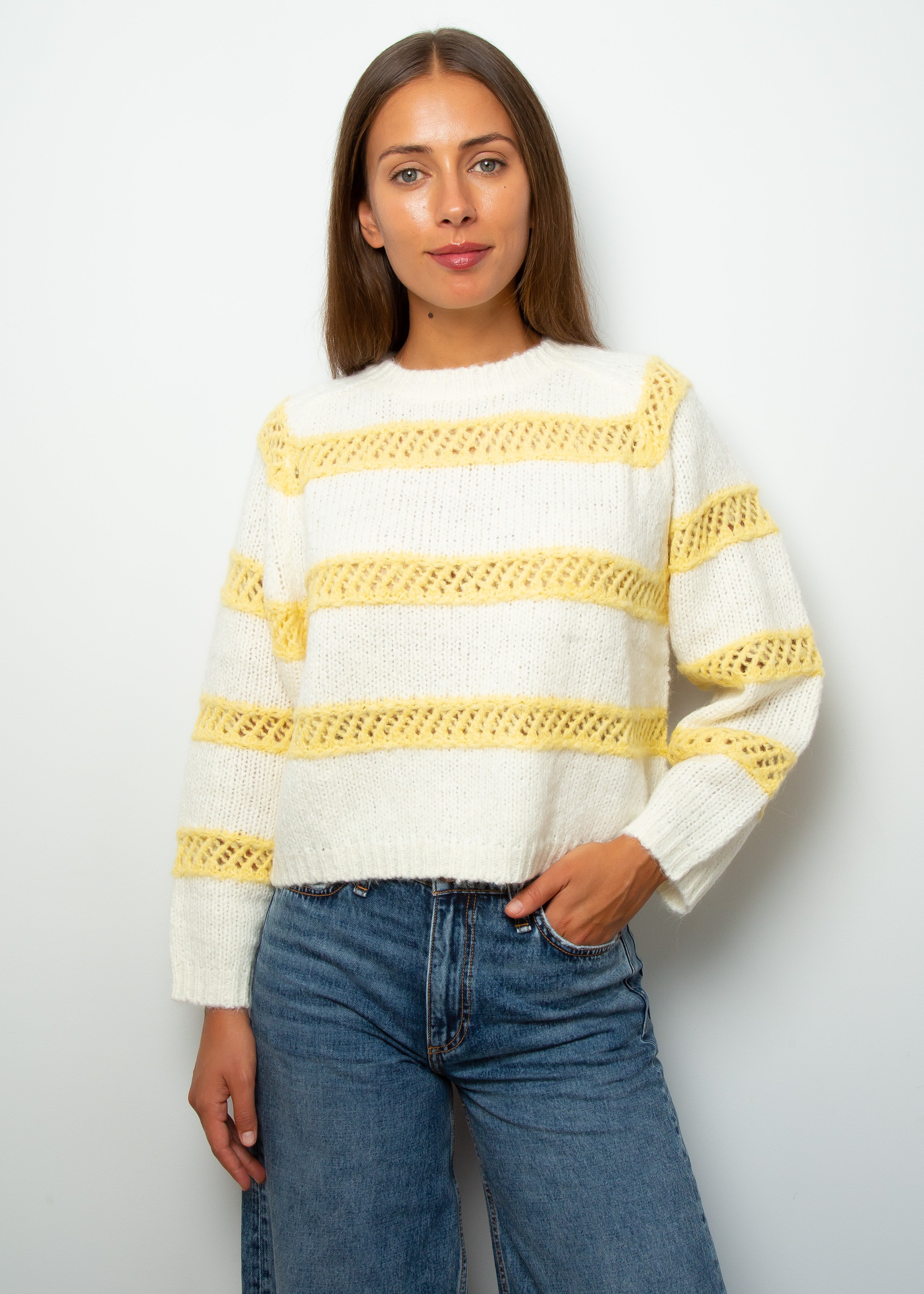 BR Roft Knit in Off White