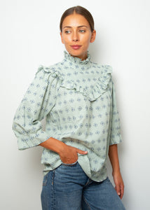 You added <b><u>BR Dalva Blouse in Blue</u></b> to your cart.