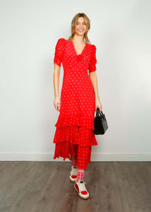 You added <b><u>RIXO Rosheen Dress in Red Vintage Spot</u></b> to your cart.