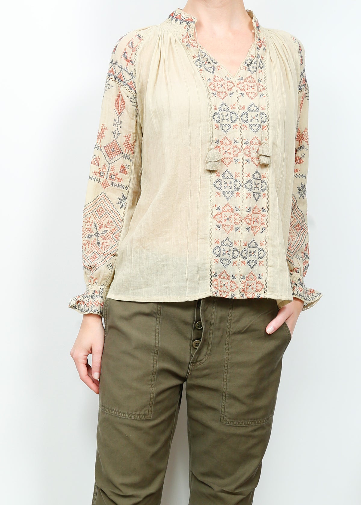 MH Marthe Blouse in Creme Sauvage
