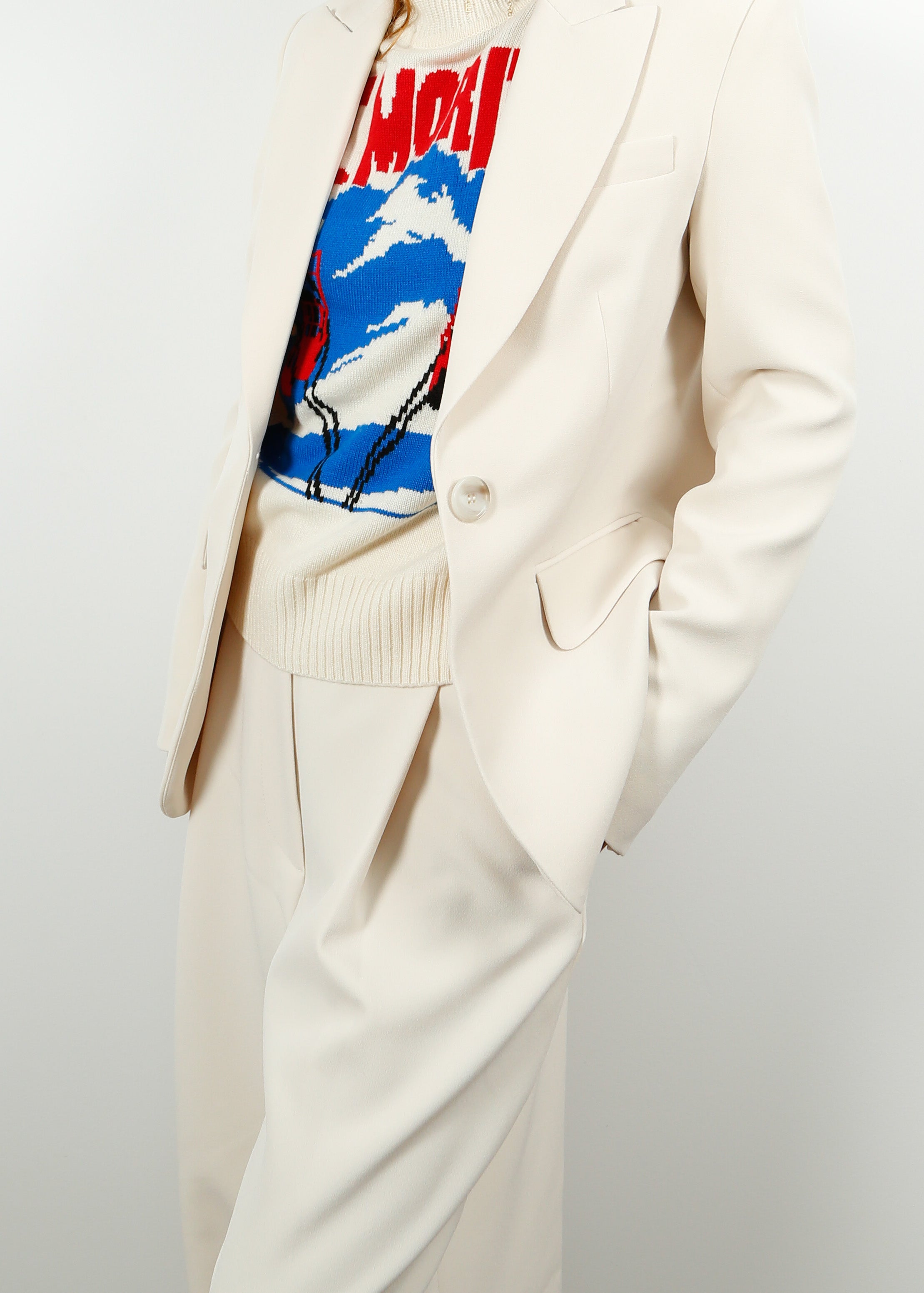 EA Cho Tailored Blazer in Off White