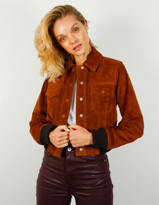 You added <b><u>R&B Dionne Suede Jacket in Brown</u></b> to your cart.
