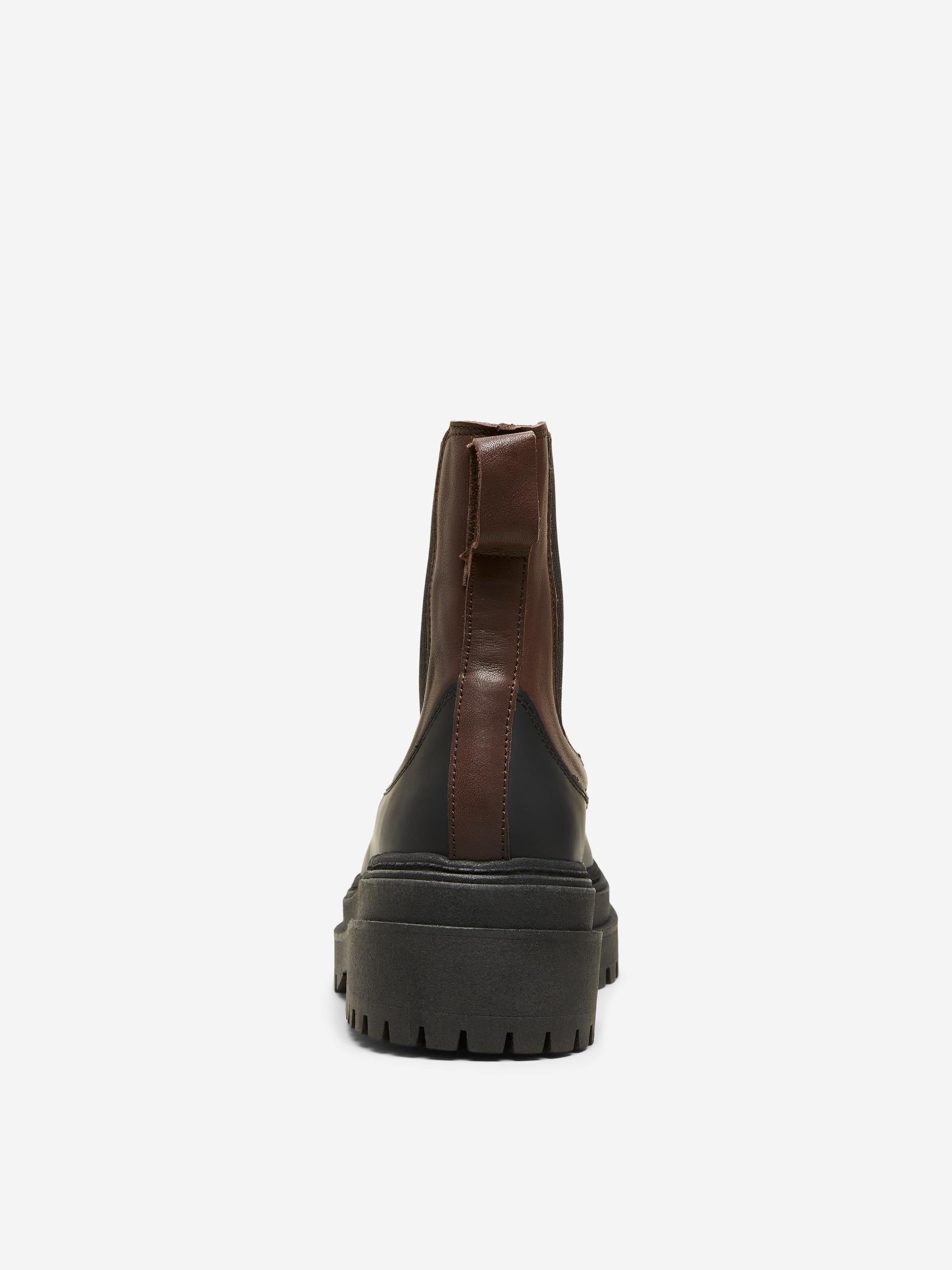 SLF Fasta Chunky Chelsea Boots in Carafe