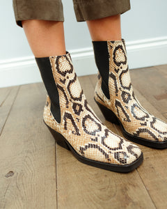 You added <b><u>SLF Ava snake leather chelsea boot</u></b> to your cart.