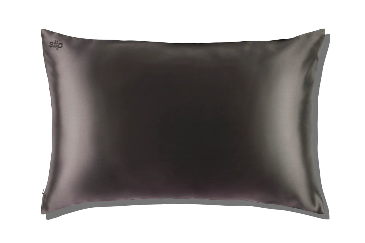 SLIP Queen Pillowcase in Charcoal