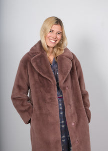 You added <b><u>STAND Camille cocoon coat in dusty purple</u></b> to your cart.
