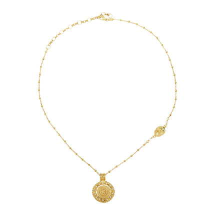 Laran pendant necklace in gold