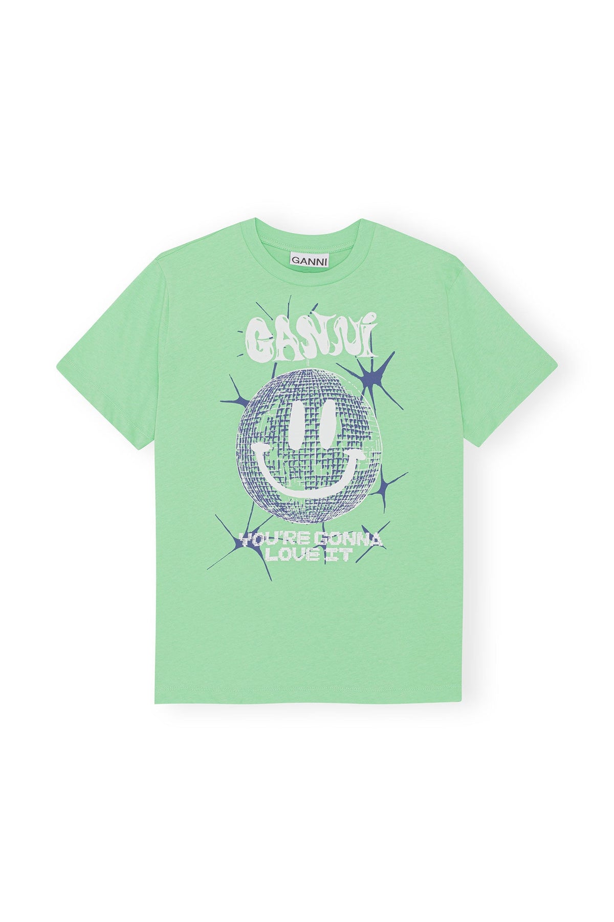 GANNI T3359 Smiley Relaxed T-Shirt