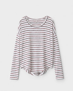 You added <b><u>R&B The Knit Striped LS Top in Red Multi</u></b> to your cart.