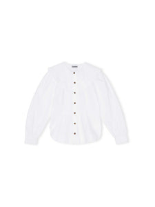 You added <b><u>GANNI F5500 Cotton Poplin Fitted Shirt in White</u></b> to your cart.