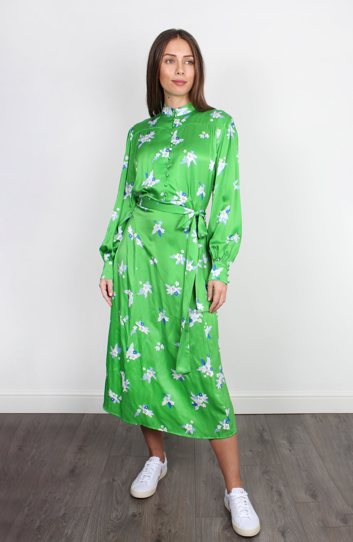 PPL Dotty Dress in Pixie 03 in Green