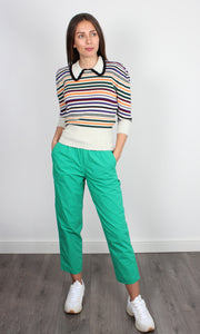 You added <b><u>BR Pizzy Cotton Trousers in Emerald</u></b> to your cart.