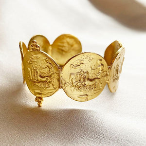 You added <b><u>Ashiana JBI00972 Antique Coin Cuff in Gold</u></b> to your cart.