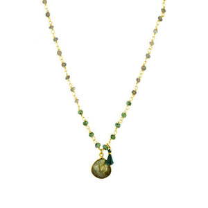 You added <b><u>Ashiana JNI09 Gem Necklace Beads & Tassel in Green</u></b> to your cart.