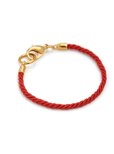 TS Friendship Bracelet in Crimson